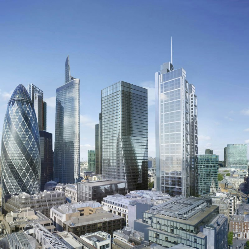 The City of London skyline